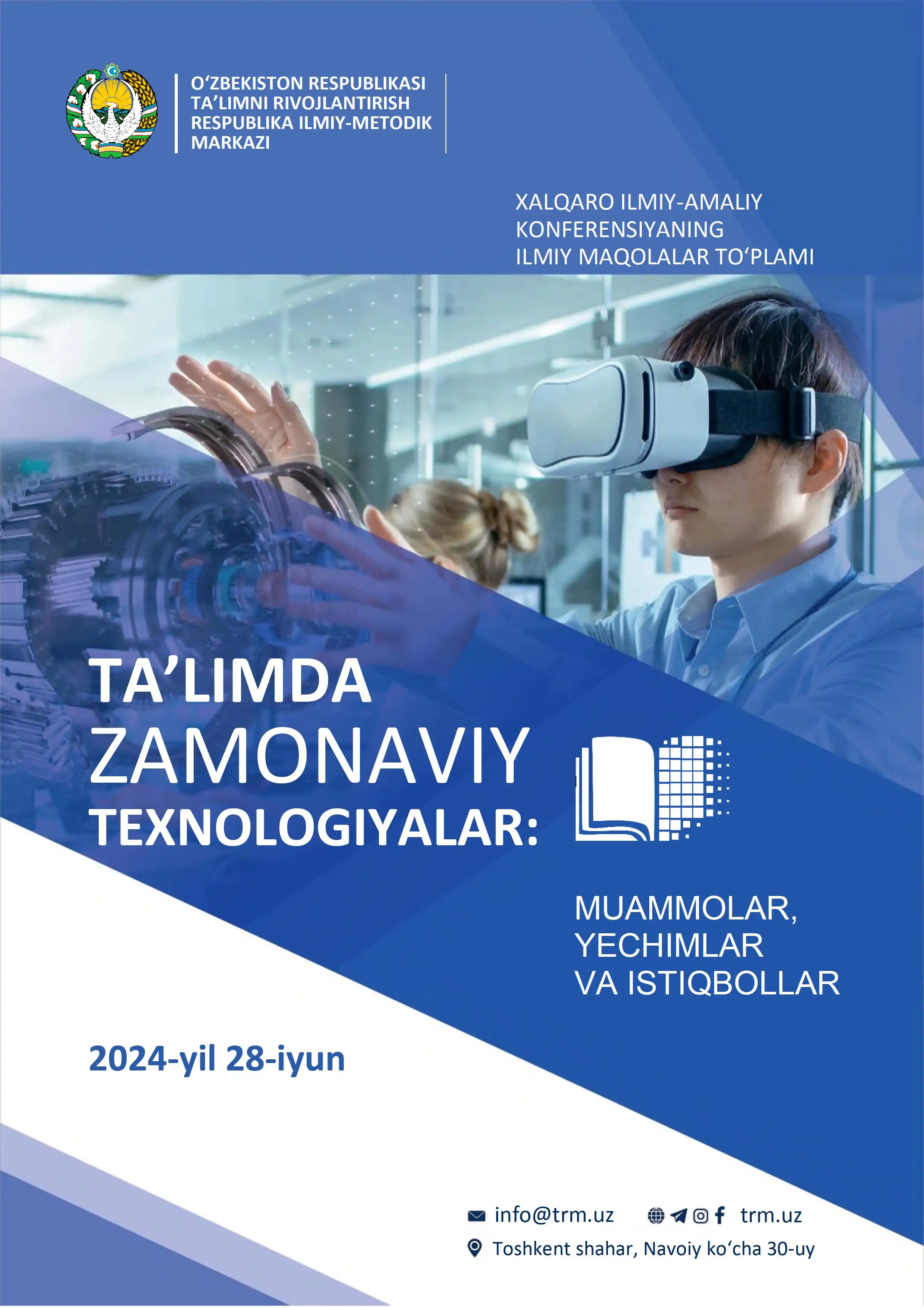 Xalqaro ilmiy-amaliy konferensiyaning maqolalar to‘plami e’lon qilindi